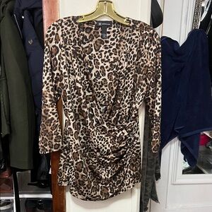INC International Concepts Leopard Print Blouse